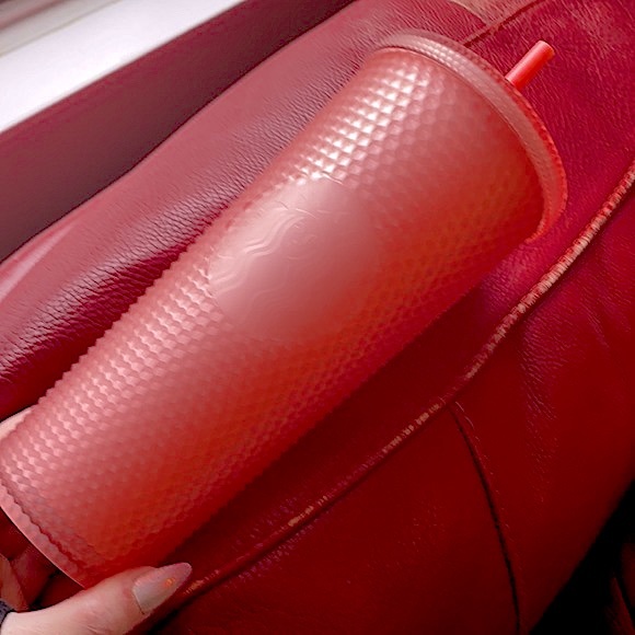 ☕️Starbuck’s☕️ Valentine’s💕2022 Pink Lemonade Jelly Gridded 24oz Venti Tumbler - Picture 5 of 16